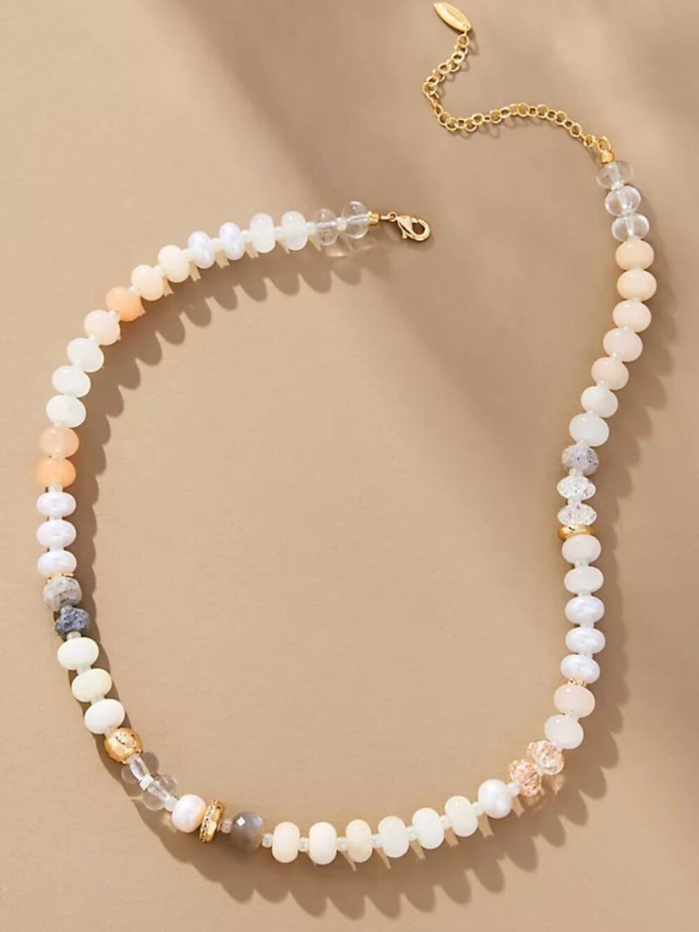 Anthropologie Rainbow Stone Necklace NWT
